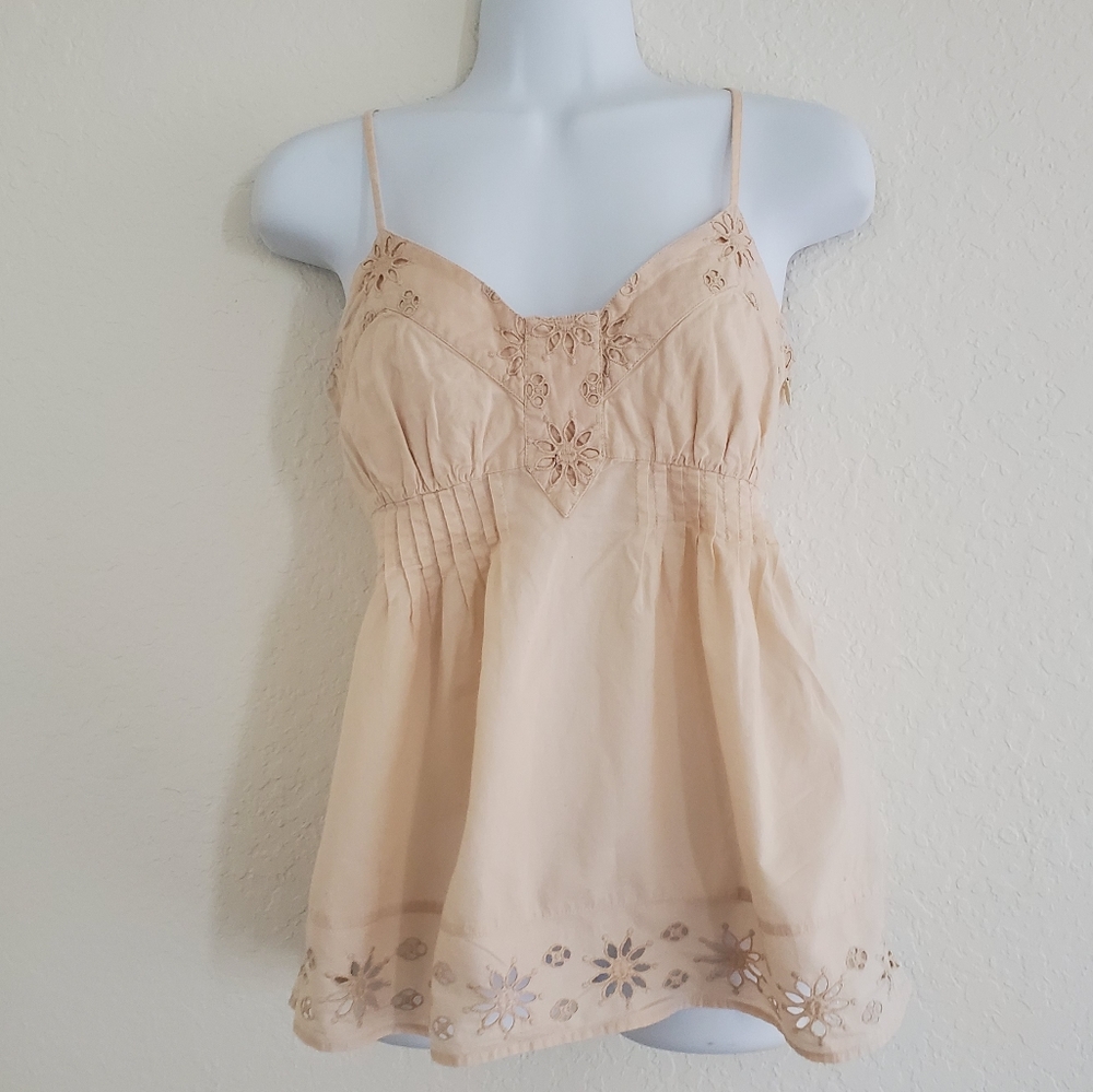 Banana Republic cotton spaghetti strap top
